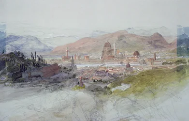 Firenze látképe, 1837-39